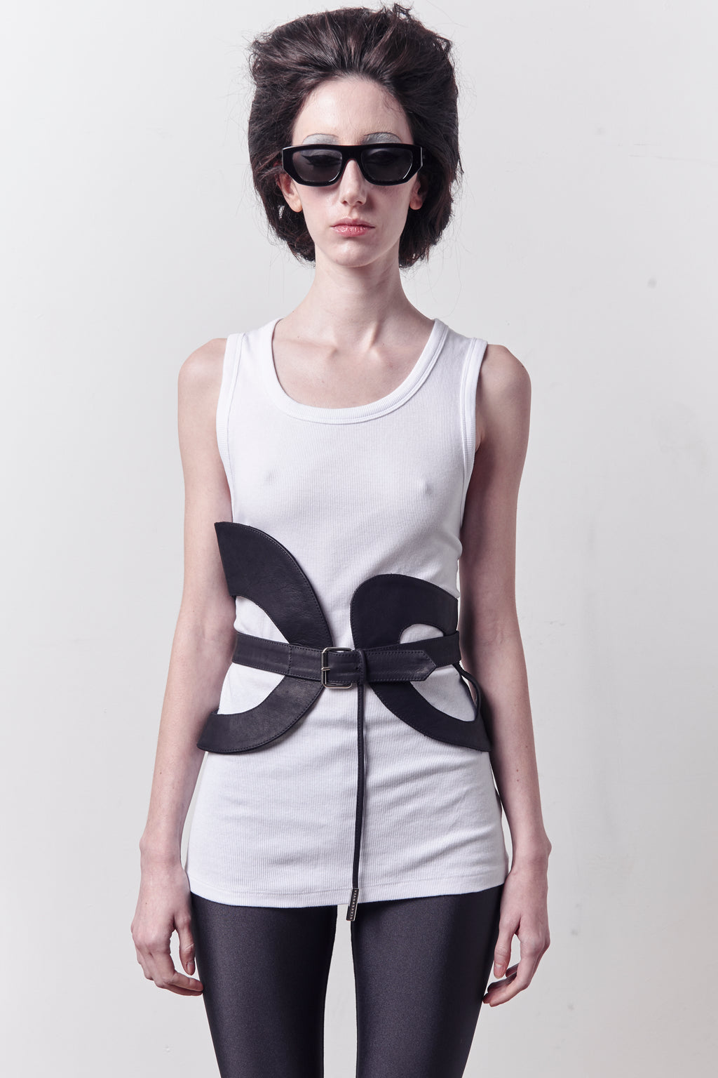 LEATHER CORSET OBSIDIAN