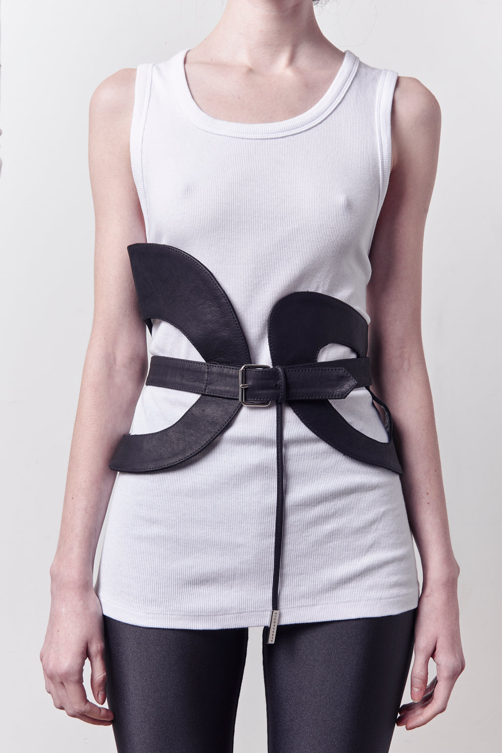 LEATHER CORSET OBSIDIAN