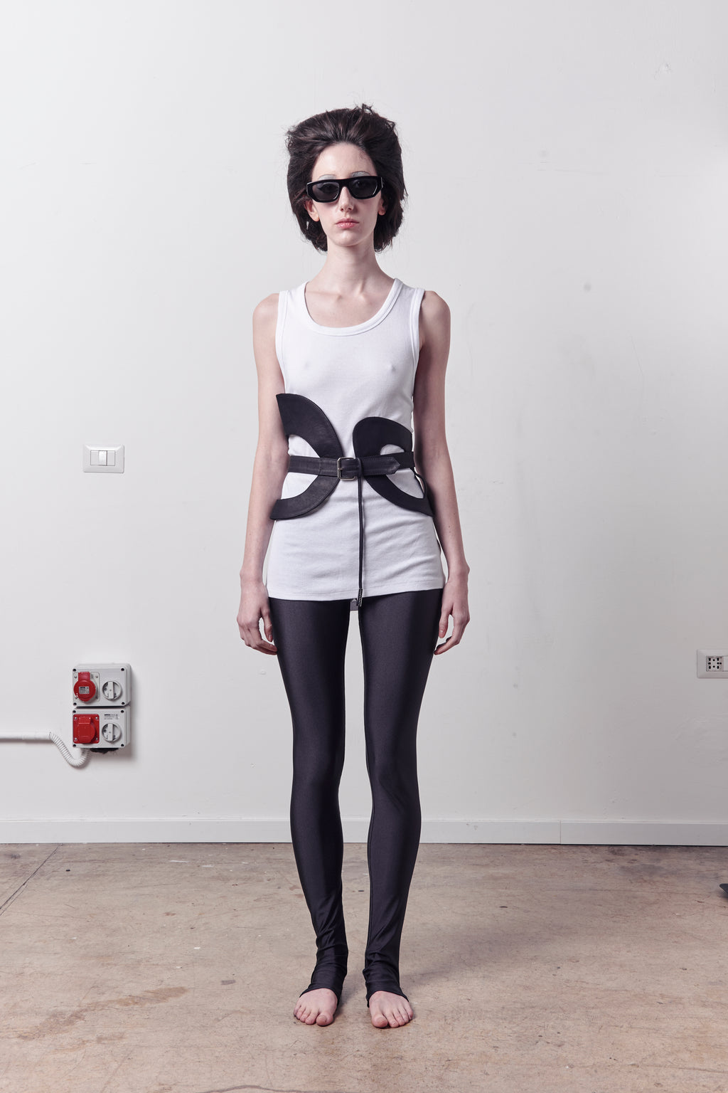 LEATHER CORSET OBSIDIAN